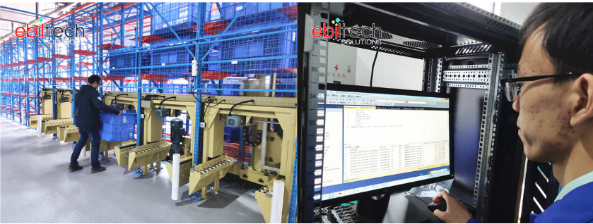 EBILTECH Chengdu another automated three-dimensional warehouse project was perfectly completed